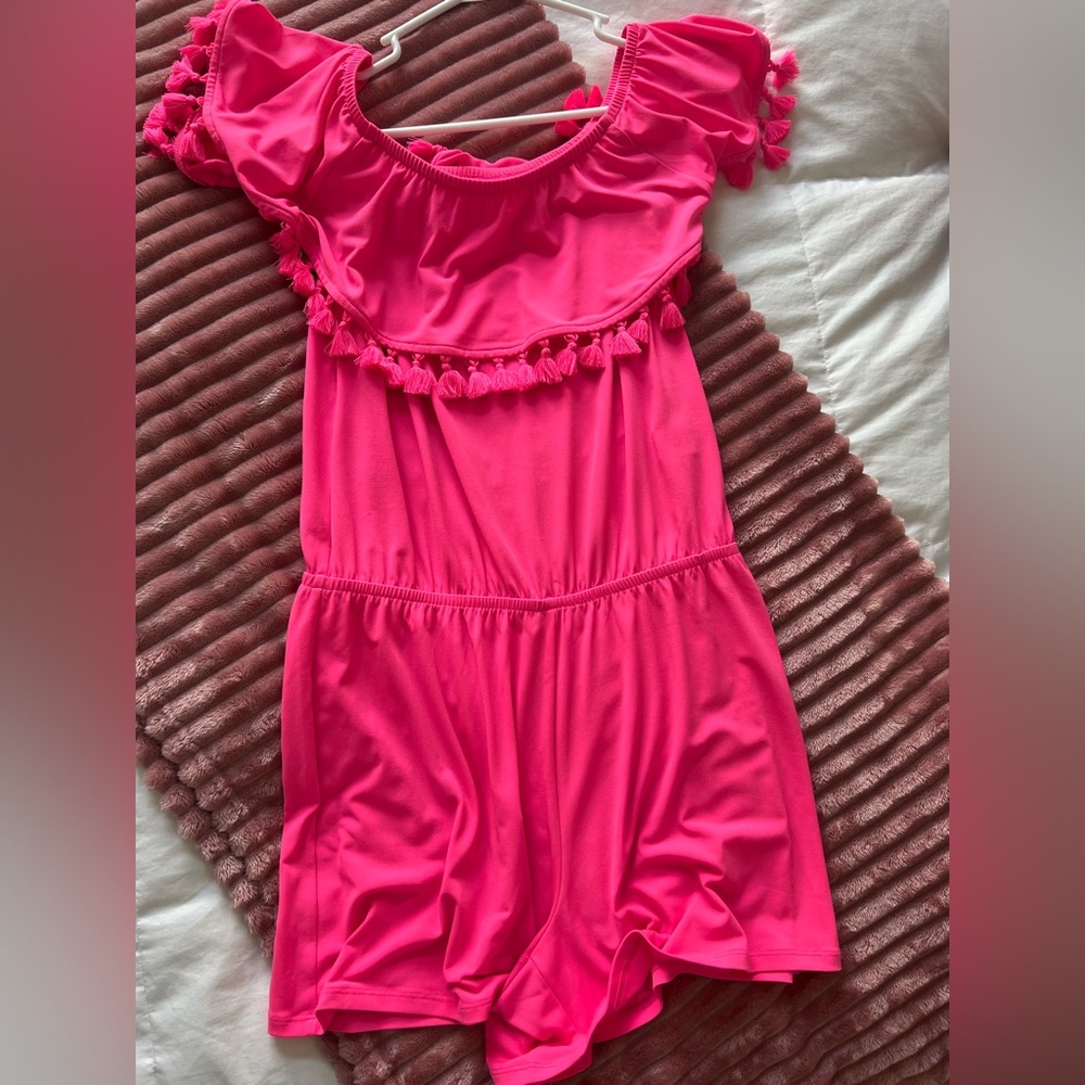 Lily Pulitzer hot pink romper